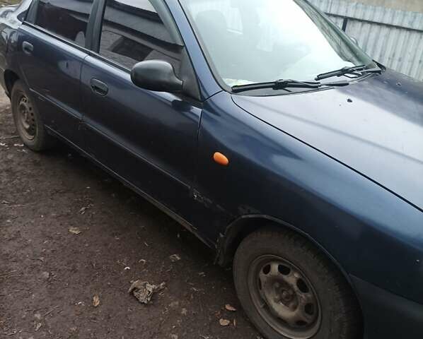 Синій Деу Сенс, об'ємом двигуна 1.3 л та пробігом 220 тис. км за 1800 $, фото 1 на Automoto.ua