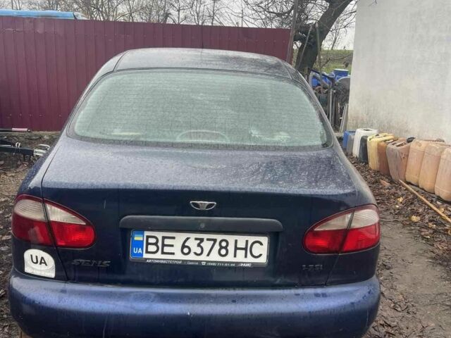 Синий Дэу Сенс, объемом двигателя 1.3 л и пробегом 150 тыс. км за 1750 $, фото 1 на Automoto.ua