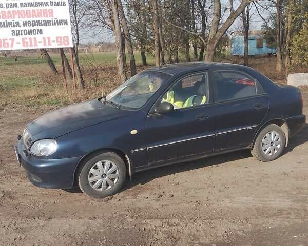 Синий Дэу Сенс, объемом двигателя 1.3 л и пробегом 238 тыс. км за 1700 $, фото 3 на Automoto.ua