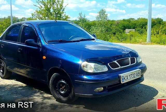 Синий Дэу Сенс, объемом двигателя 1.3 л и пробегом 180 тыс. км за 2300 $, фото 1 на Automoto.ua