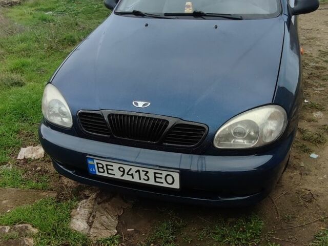 Синий Дэу Сенс, объемом двигателя 1.6 л и пробегом 157 тыс. км за 2500 $, фото 1 на Automoto.ua