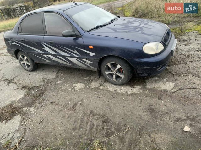 Синий Дэу Сенс, объемом двигателя 1.3 л и пробегом 126 тыс. км за 1700 $, фото 2 на Automoto.ua