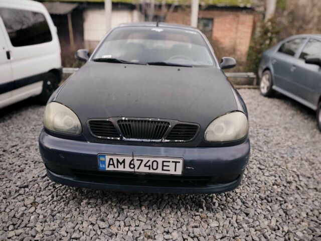 Синий Дэу Сенс, объемом двигателя 1.5 л и пробегом 200 тыс. км за 1600 $, фото 1 на Automoto.ua