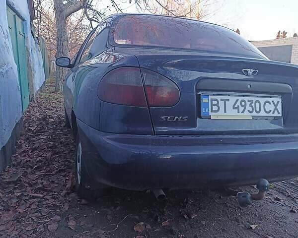 Синий Дэу Сенс, объемом двигателя 1.3 л и пробегом 200 тыс. км за 2500 $, фото 3 на Automoto.ua