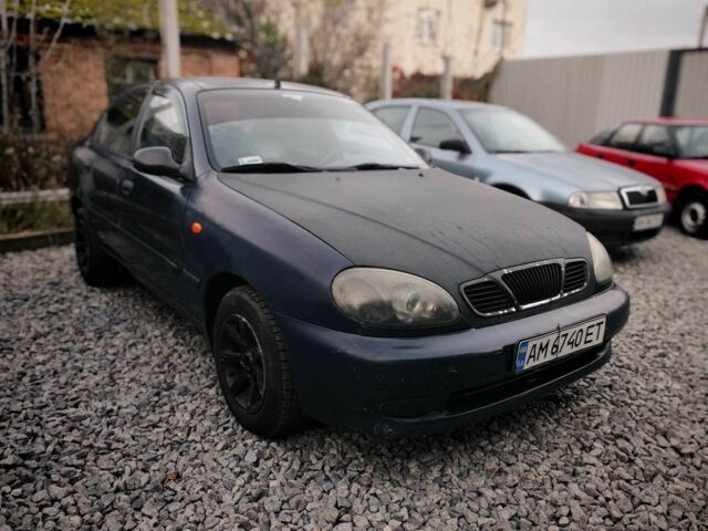 Синий Дэу Сенс, объемом двигателя 1.5 л и пробегом 200 тыс. км за 1600 $, фото 2 на Automoto.ua