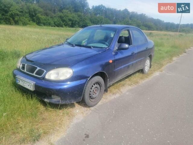 Синий Дэу Сенс, объемом двигателя 1.3 л и пробегом 219 тыс. км за 1050 $, фото 7 на Automoto.ua
