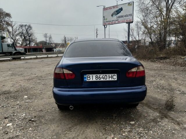 Синий Дэу Сенс, объемом двигателя 1.3 л и пробегом 270 тыс. км за 1650 $, фото 3 на Automoto.ua