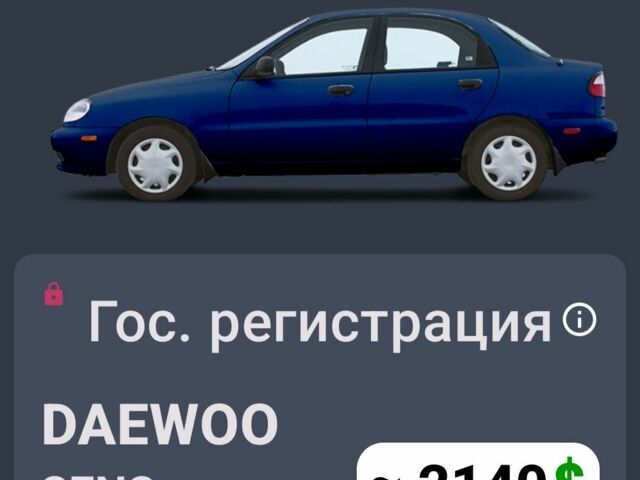 Синій Деу Сенс, об'ємом двигуна 1.5 л та пробігом 2 тис. км за 2000 $, фото 4 на Automoto.ua