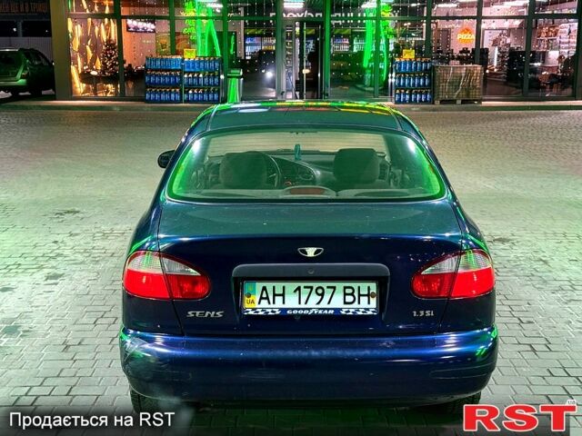 Синий Дэу Сенс, объемом двигателя 1.3 л и пробегом 200 тыс. км за 1400 $, фото 6 на Automoto.ua