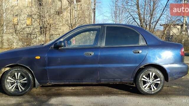 Синий Дэу Сенс, объемом двигателя 1.3 л и пробегом 281 тыс. км за 1400 $, фото 2 на Automoto.ua