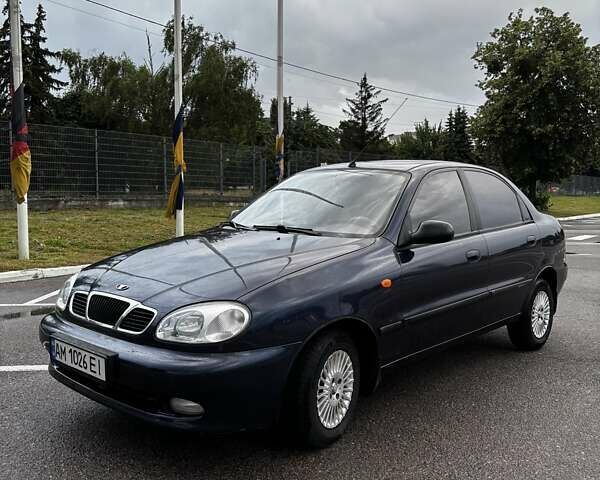 Синий Дэу Сенс, объемом двигателя 1.3 л и пробегом 114 тыс. км за 2300 $, фото 1 на Automoto.ua