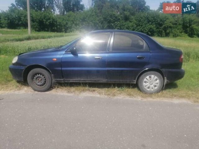 Синий Дэу Сенс, объемом двигателя 1.3 л и пробегом 219 тыс. км за 1050 $, фото 1 на Automoto.ua