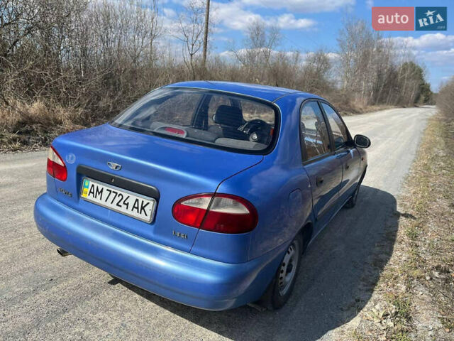 Синий Дэу Сенс, объемом двигателя 1.3 л и пробегом 124 тыс. км за 2550 $, фото 3 на Automoto.ua