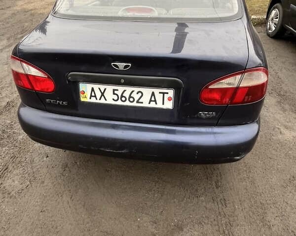 Синий Дэу Сенс, объемом двигателя 1.3 л и пробегом 156 тыс. км за 2100 $, фото 2 на Automoto.ua