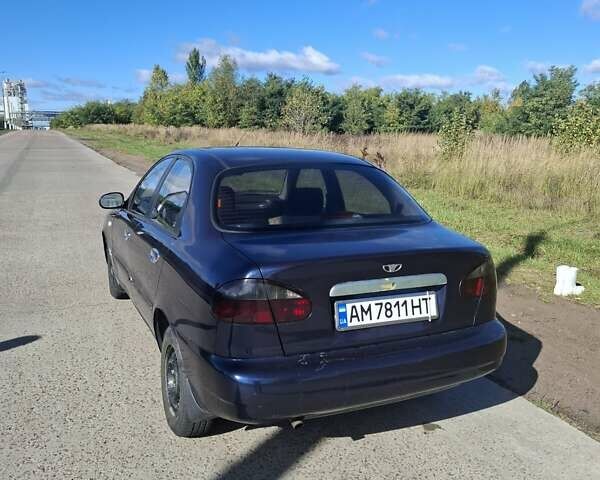 Синий Дэу Сенс, объемом двигателя 1.3 л и пробегом 223 тыс. км за 2100 $, фото 5 на Automoto.ua
