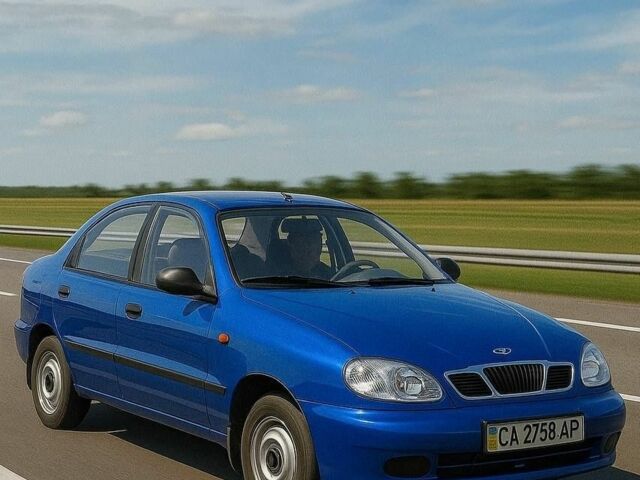 Синий Дэу Сенс, объемом двигателя 1.4 л и пробегом 190 тыс. км за 2400 $, фото 3 на Automoto.ua