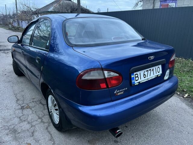 Синий Дэу Сенс, объемом двигателя 1.5 л и пробегом 196 тыс. км за 2500 $, фото 1 на Automoto.ua