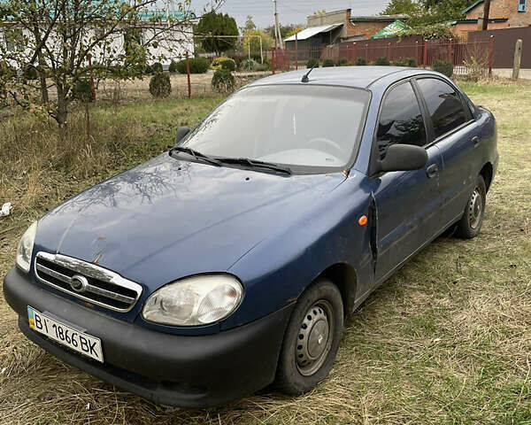 Синий Дэу Сенс, объемом двигателя 1.3 л и пробегом 100 тыс. км за 1200 $, фото 3 на Automoto.ua