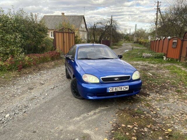 Синий Дэу Сенс, объемом двигателя 1.3 л и пробегом 120 тыс. км за 1200 $, фото 3 на Automoto.ua