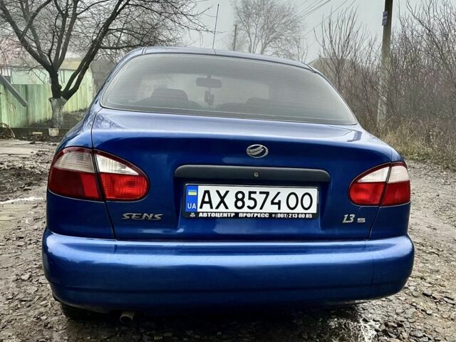 Синий Дэу Сенс, объемом двигателя 1.3 л и пробегом 10 тыс. км за 2300 $, фото 2 на Automoto.ua