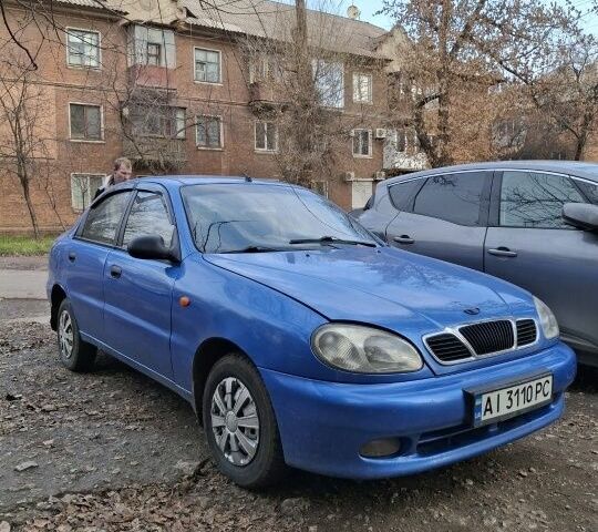 Синий Дэу Сенс, объемом двигателя 1.3 л и пробегом 230 тыс. км за 3000 $, фото 2 на Automoto.ua