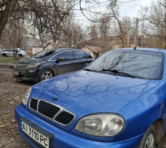 Синий Дэу Сенс, объемом двигателя 1.3 л и пробегом 230 тыс. км за 3000 $, фото 1 на Automoto.ua