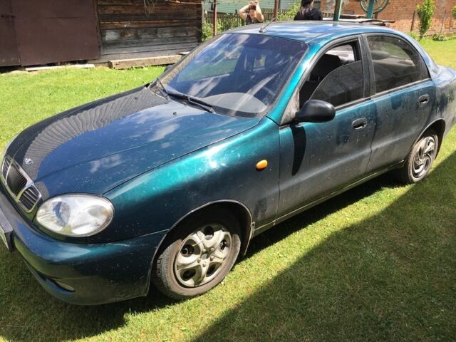 Зеленый Дэу Сенс, объемом двигателя 1.3 л и пробегом 147 тыс. км за 2100 $, фото 1 на Automoto.ua