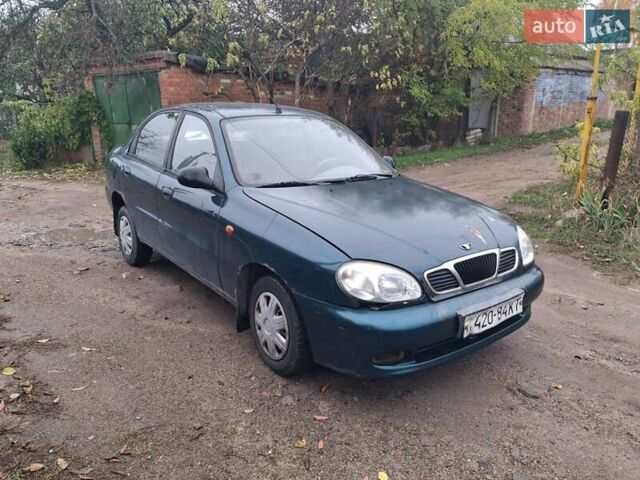 Деу Сенс 2003 у Первомайськ на Automoto.ua Зелений Деу Сенс, об'ємом двигуна 1.3 л та пробігом 258 тис. км за 1100 $, фото 2 на Automoto.ua