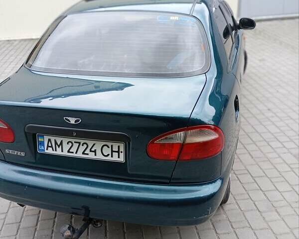 Зеленый Дэу Сенс, объемом двигателя 1.3 л и пробегом 244 тыс. км за 1300 $, фото 5 на Automoto.ua