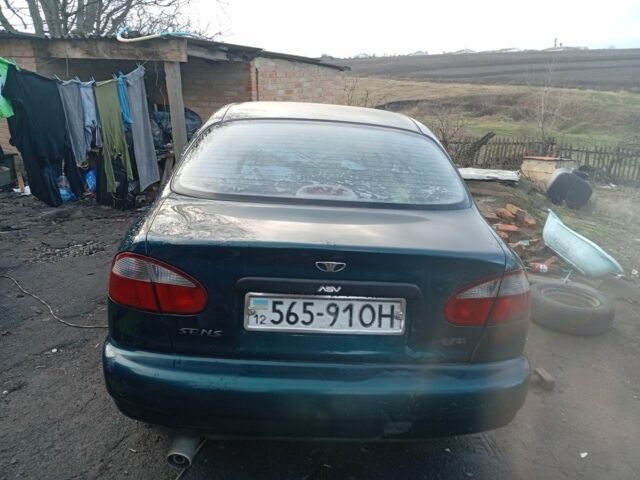 Зелений Деу Сенс, об'ємом двигуна 1.3 л та пробігом 312 тис. км за 1583 $, фото 3 на Automoto.ua