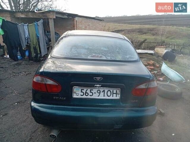 Зеленый Дэу Сенс, объемом двигателя 1.3 л и пробегом 312 тыс. км за 1583 $, фото 2 на Automoto.ua