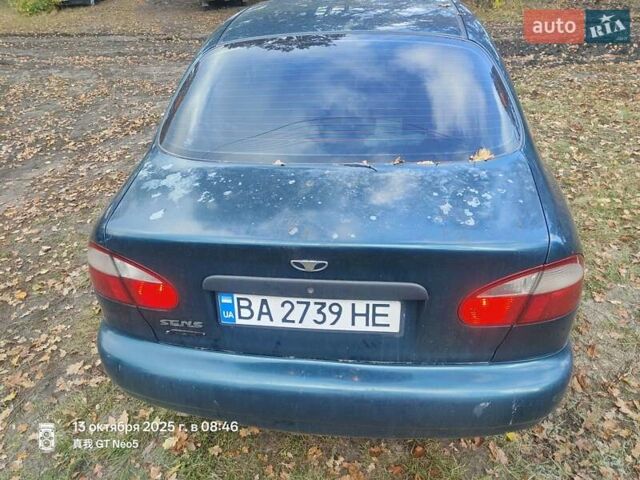 Зелений Деу Сенс, об'ємом двигуна 1.3 л та пробігом 153 тис. км за 2000 $, фото 6 на Automoto.ua
