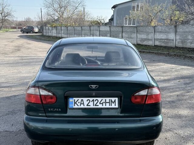 Зеленый Дэу Сенс, объемом двигателя 1.3 л и пробегом 180 тыс. км за 2600 $, фото 4 на Automoto.ua