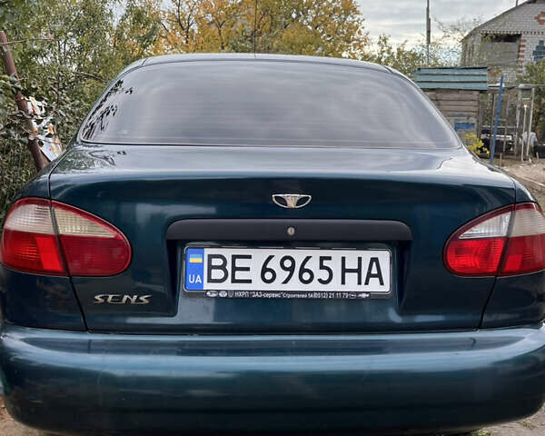 Зеленый Дэу Сенс, объемом двигателя 1.3 л и пробегом 162 тыс. км за 2500 $, фото 1 на Automoto.ua