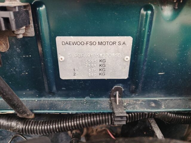 Зеленый Дэу Сенс, объемом двигателя 1.5 л и пробегом 185 тыс. км за 2750 $, фото 10 на Automoto.ua