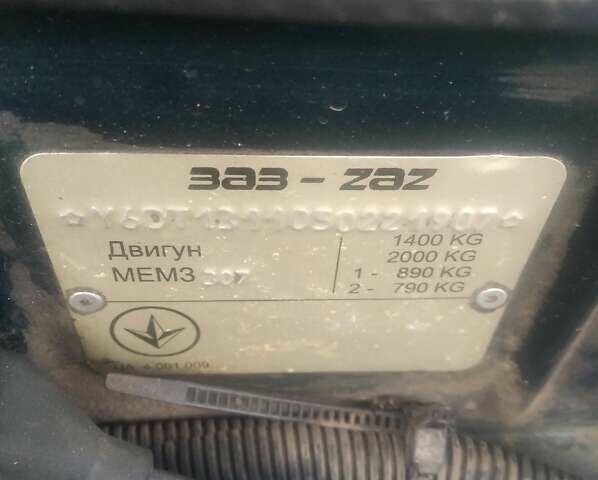 Зелений Деу Сенс, об'ємом двигуна 1.3 л та пробігом 216 тис. км за 2500 $, фото 12 на Automoto.ua