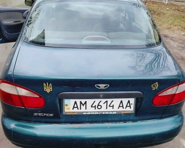 Зеленый Дэу Сенс, объемом двигателя 1.3 л и пробегом 235 тыс. км за 999 $, фото 9 на Automoto.ua