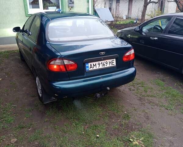 Зеленый Дэу Сенс, объемом двигателя 1.3 л и пробегом 250 тыс. км за 1400 $, фото 1 на Automoto.ua