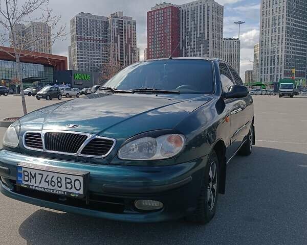 Зеленый Дэу Сенс, объемом двигателя 1.3 л и пробегом 210 тыс. км за 2200 $, фото 1 на Automoto.ua