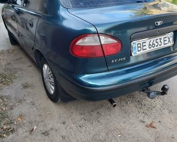 Зеленый Дэу Сенс, объемом двигателя 1.3 л и пробегом 148 тыс. км за 2500 $, фото 1 на Automoto.ua