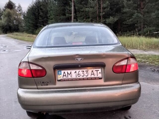 Зелений Деу Сенс, об'ємом двигуна 1.3 л та пробігом 175 тис. км за 1400 $, фото 3 на Automoto.ua