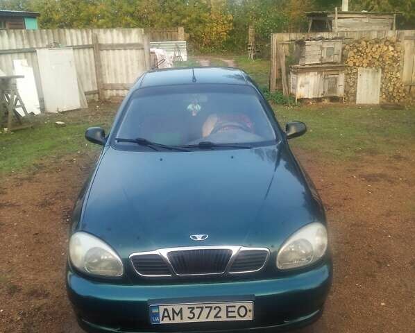 Зелений Деу Сенс, об'ємом двигуна 1.3 л та пробігом 216 тис. км за 2500 $, фото 3 на Automoto.ua