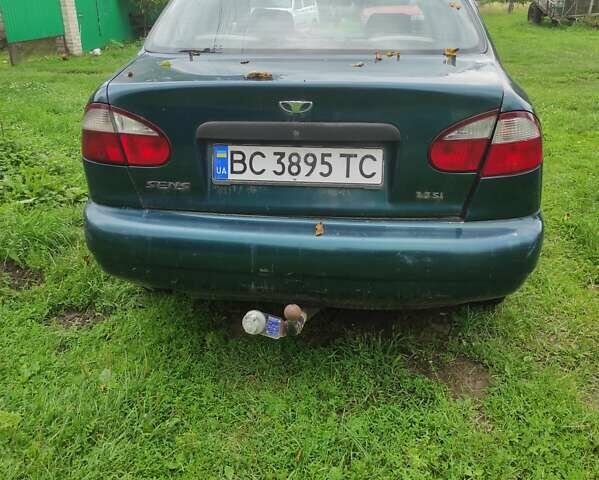 Зелений Деу Сенс, об'ємом двигуна 1.3 л та пробігом 320 тис. км за 1050 $, фото 1 на Automoto.ua