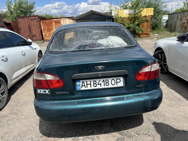 Зеленый Дэу Сенс, объемом двигателя 1.3 л и пробегом 301 тыс. км за 1682 $, фото 5 на Automoto.ua