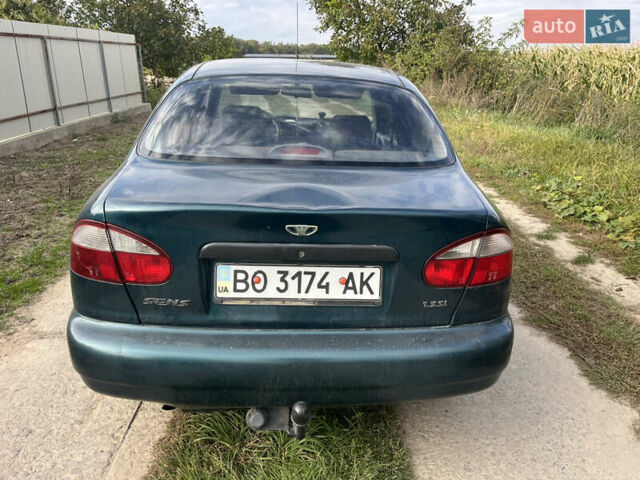 Зелений Деу Сенс, об'ємом двигуна 1.3 л та пробігом 289 тис. км за 1100 $, фото 4 на Automoto.ua