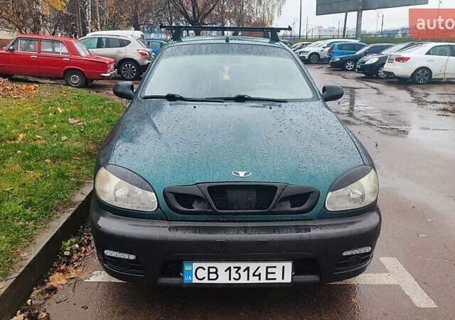 Зеленый Дэу Сенс, объемом двигателя 1.3 л и пробегом 243 тыс. км за 2250 $, фото 1 на Automoto.ua