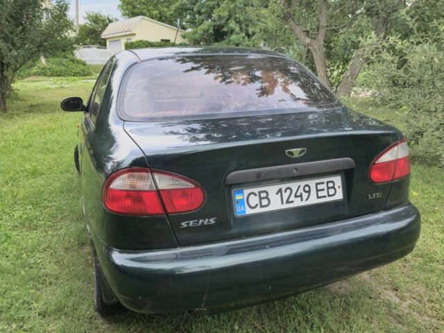 Зелений Деу Сенс, об'ємом двигуна 1.3 л та пробігом 204 тис. км за 1000 $, фото 9 на Automoto.ua