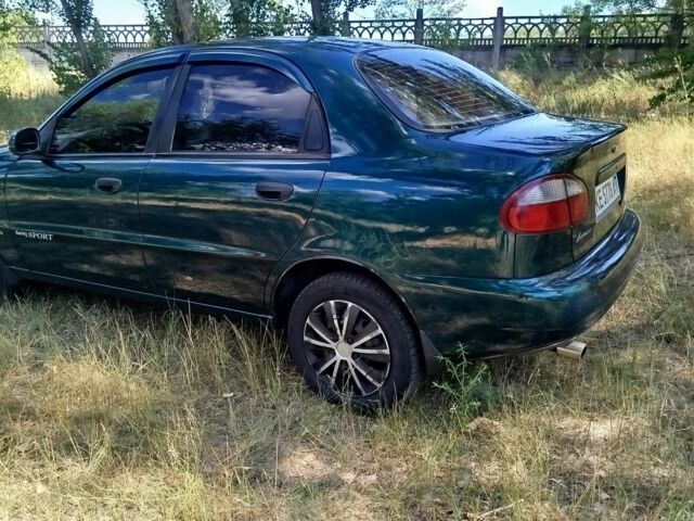 Зеленый Дэу Сенс, объемом двигателя 1.6 л и пробегом 201 тыс. км за 3200 $, фото 8 на Automoto.ua