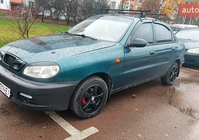 Зеленый Дэу Сенс, объемом двигателя 1.3 л и пробегом 243 тыс. км за 2250 $, фото 2 на Automoto.ua