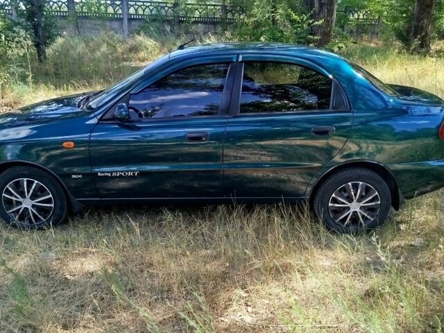 Зеленый Дэу Сенс, объемом двигателя 1.6 л и пробегом 201 тыс. км за 3200 $, фото 7 на Automoto.ua